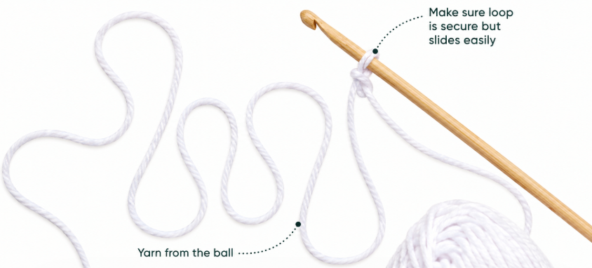 slip knot crochet